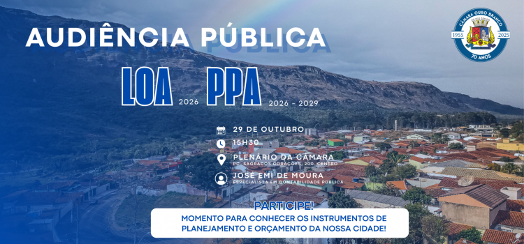 Audiência Pública | LOA e PPA