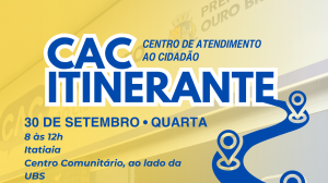 CAC Itinerante leva serviços para população da comunidade de Itatiaia